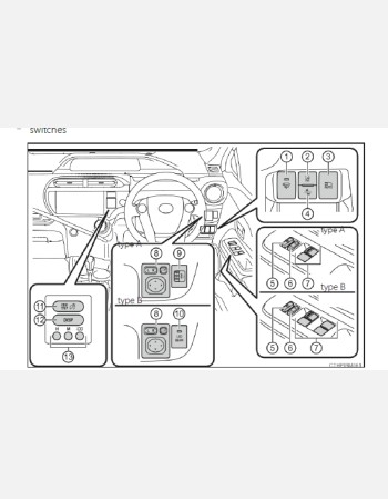 toyota aqua hybrid 2016-2017 owners manual in english